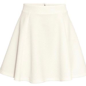 White Skater Skirt